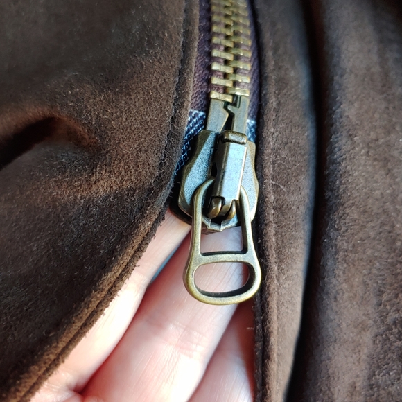 Men's Polo by Ralph Lauren Brown Leather Suede Jacket Coat Size 1XB Big & Tall - Picture 7 of 14